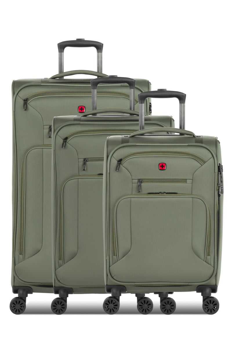 Wenger WG7062 3-Piece Spinner Set in Green – SWISSGEAR