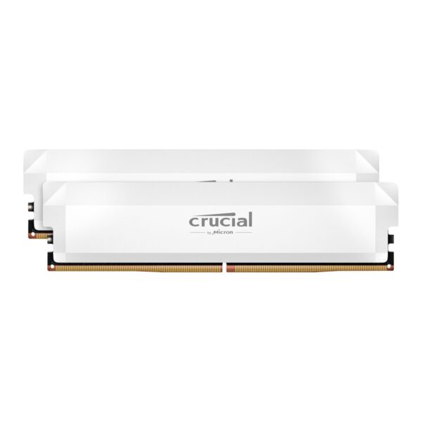 Crucial Pro DDR5-6400 64GB Overclocking Memory Kit - White - Syntech