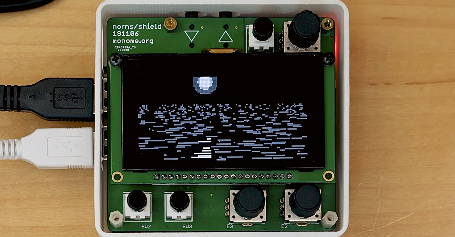 monome Norns Shield 2022年改良型 電源 モジュラーシンセ monome