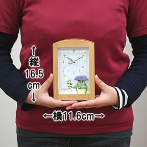 RHYTHM リズム となりのトトロR752N オルゴール目覚まし時計