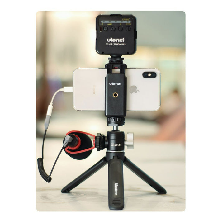 Ulanzi 2028 MT-14 高さ調整可能 引き込み防止ロック 2WAY Vlog自撮り