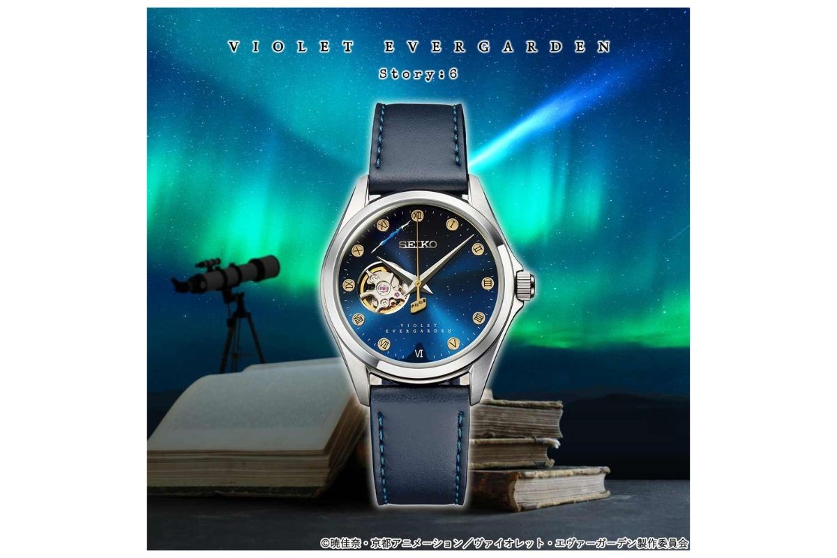 ヴァイオレット エヴァーガーデン 腕時計 革ベルト SEIKO