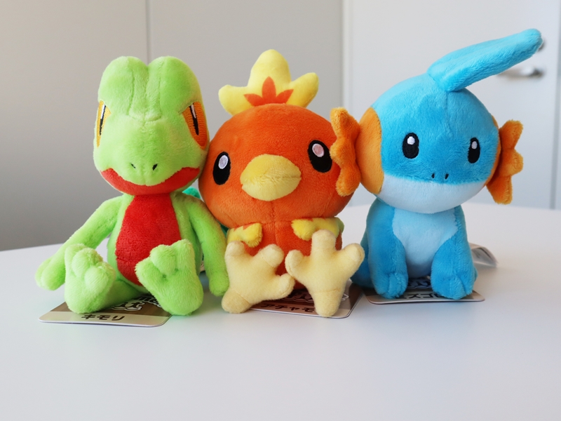 キモリ アチャモ ミズゴロウ ドールポケモン