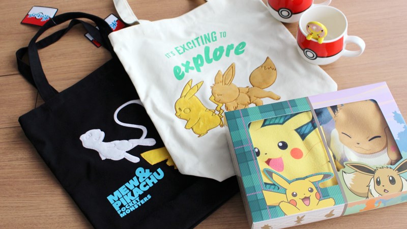 セガプラザ】ピカチュウとイーブイのカップやトートバッグなど日常的に