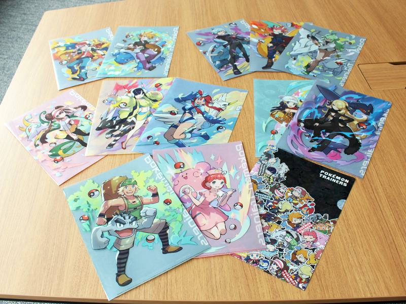 ポケモントレーナーズ クリアファイル 8種 Pokémon Trainers