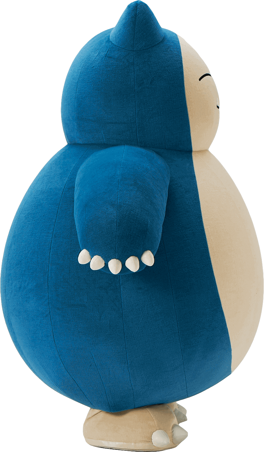 絶対に起きられない カビゴン クッション ポケモン」より全長約1.5mの