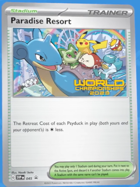 PSA10 パラダイスリゾート wcs ワールドチャンピオンシップ 2025 2026