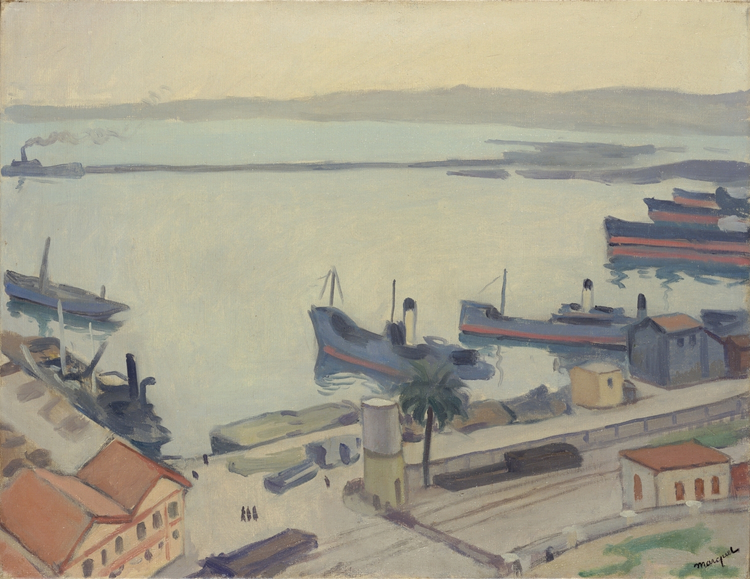 Albert Marquet、アルベール・マルケ、Le Port d'Alger