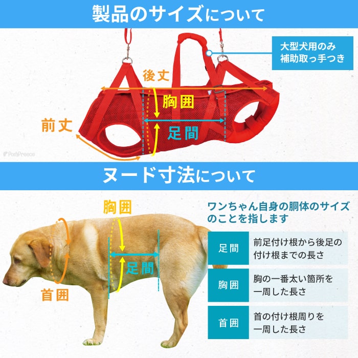 犬用介護ハーネス・エリザベスカラー・洗えるペットシーツなど犬猫用
