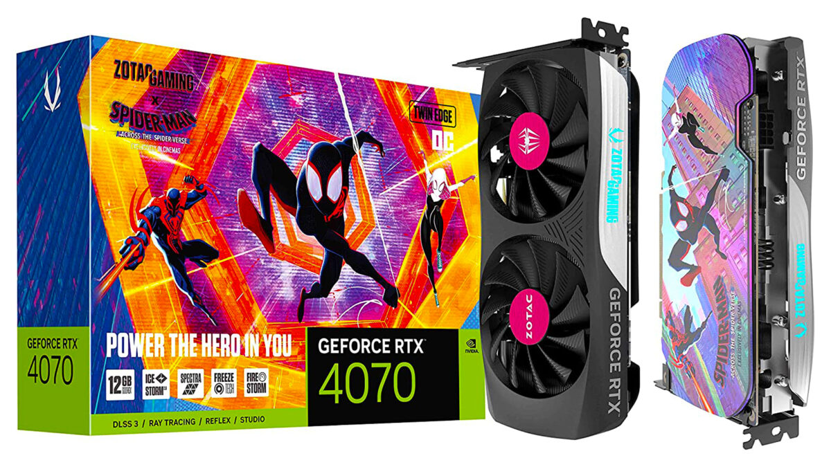 ZOTAC GAMING GeForce RTX 4070 Twin Edge OC Spider-Man: Across the