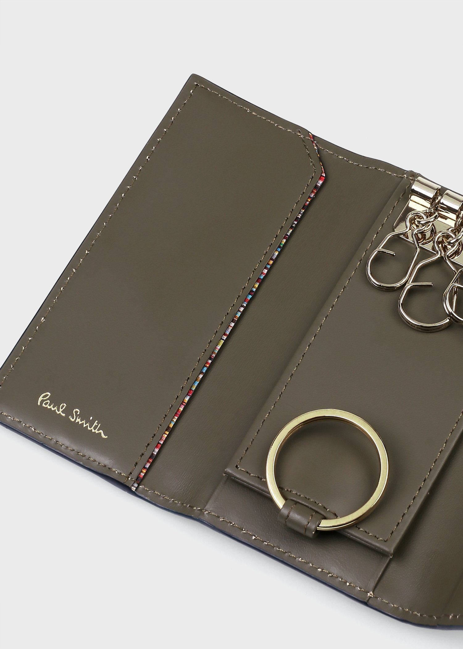 クロップドロゴ キーケース（サックスブルー） ｜ポール・スミス