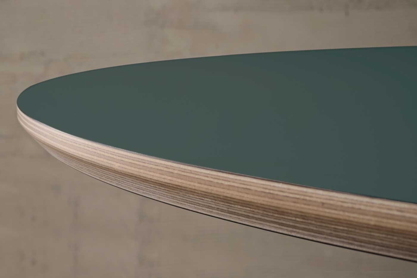 山のU 天板テーブル asa of hexa 三脚付き 山のU 天板テーブル asa of