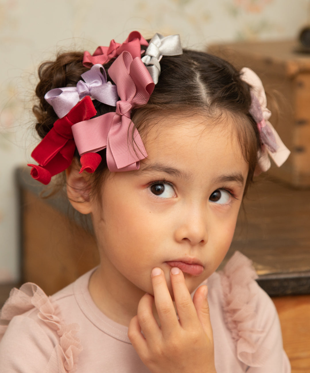 AAA グッズ え〜パンダ リボンヘアゴム 桃 AAA グッズ え〜パンダ