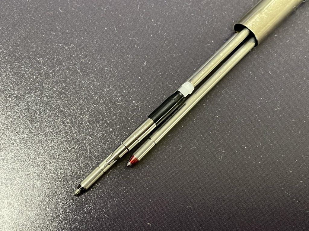 多機能ペンのいろいろ。シャーペンとボールペンを同時に使う。ジェット