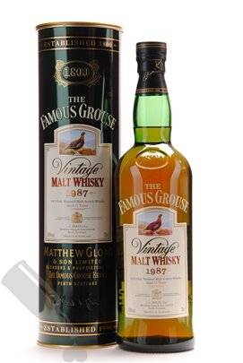 The Famous Grouse 12 years Vintage 1987 - Passie voor Whisky