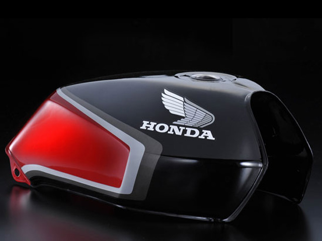 CBX400F用 復刻タンク 黒赤2型カラー / パステルロードオフィシャルサイト