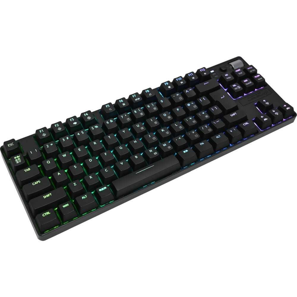 パソコン工房 メカニカルゲーミングキーボード 日本語 茶軸 ブラック