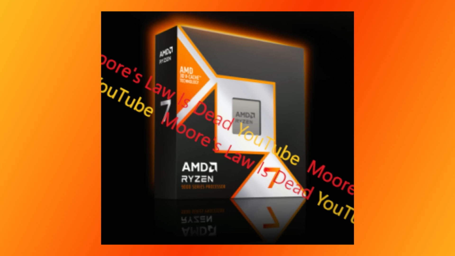 AMD Ryzen 7 9800X3D box just leaked, new gaming CPU could have