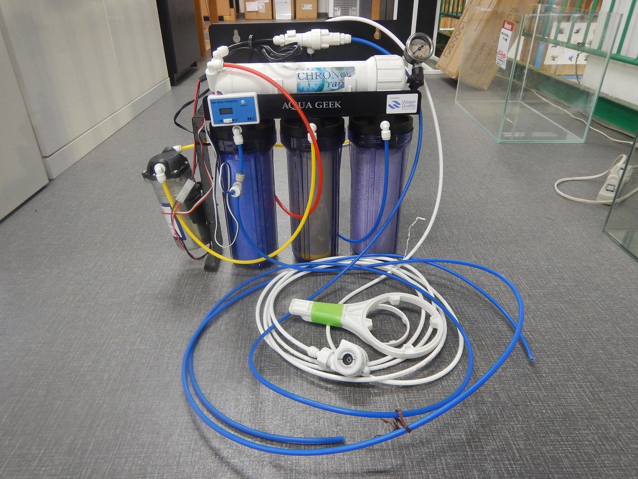 浄水器】クロノスレイン加圧ポンプ付（発送可能） - ペットバルーン