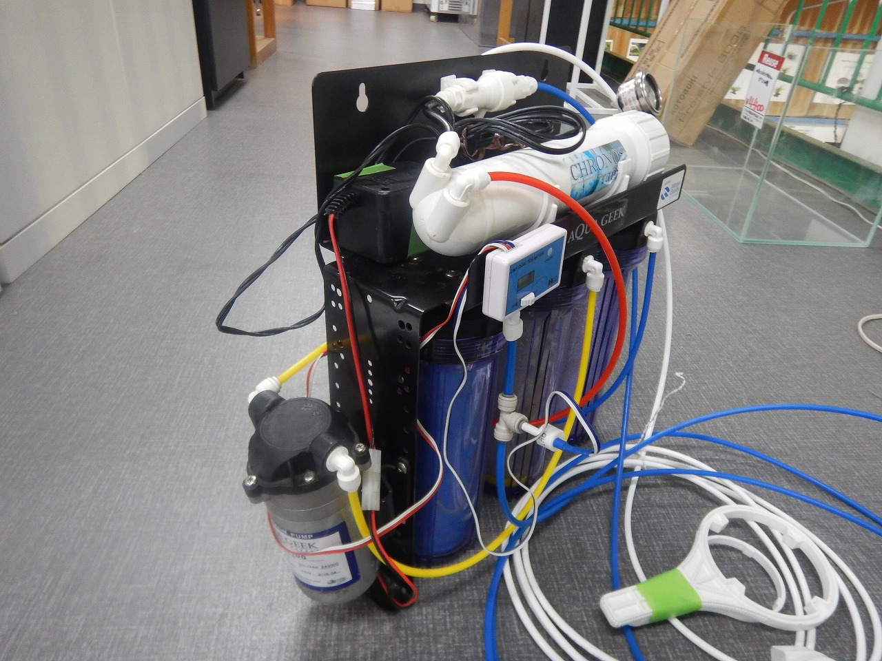 浄水器】クロノスレイン加圧ポンプ付（発送可能） - ペットバルーン