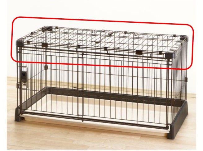 もっとお掃除簡単 ペットサークル 屋根面 90-60/あにまるキャンパス