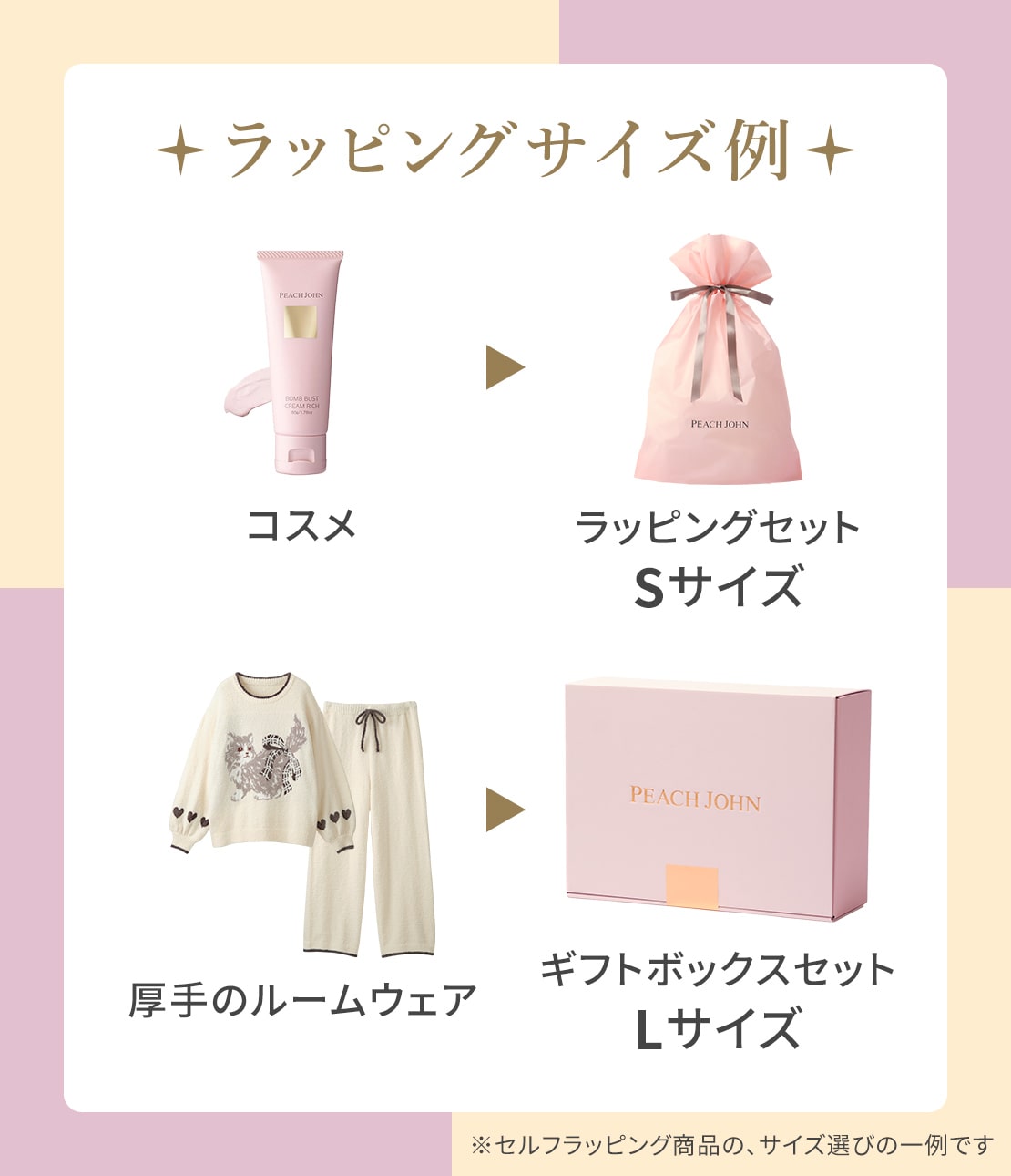 ギフトボックスセット(M ピンク): PEACH JOHN | ピーチ・ジョン公式