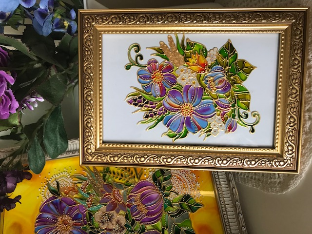 ガラス絵「お花を描く」ワークショップ | 終了したイベント | Pebeo Japon