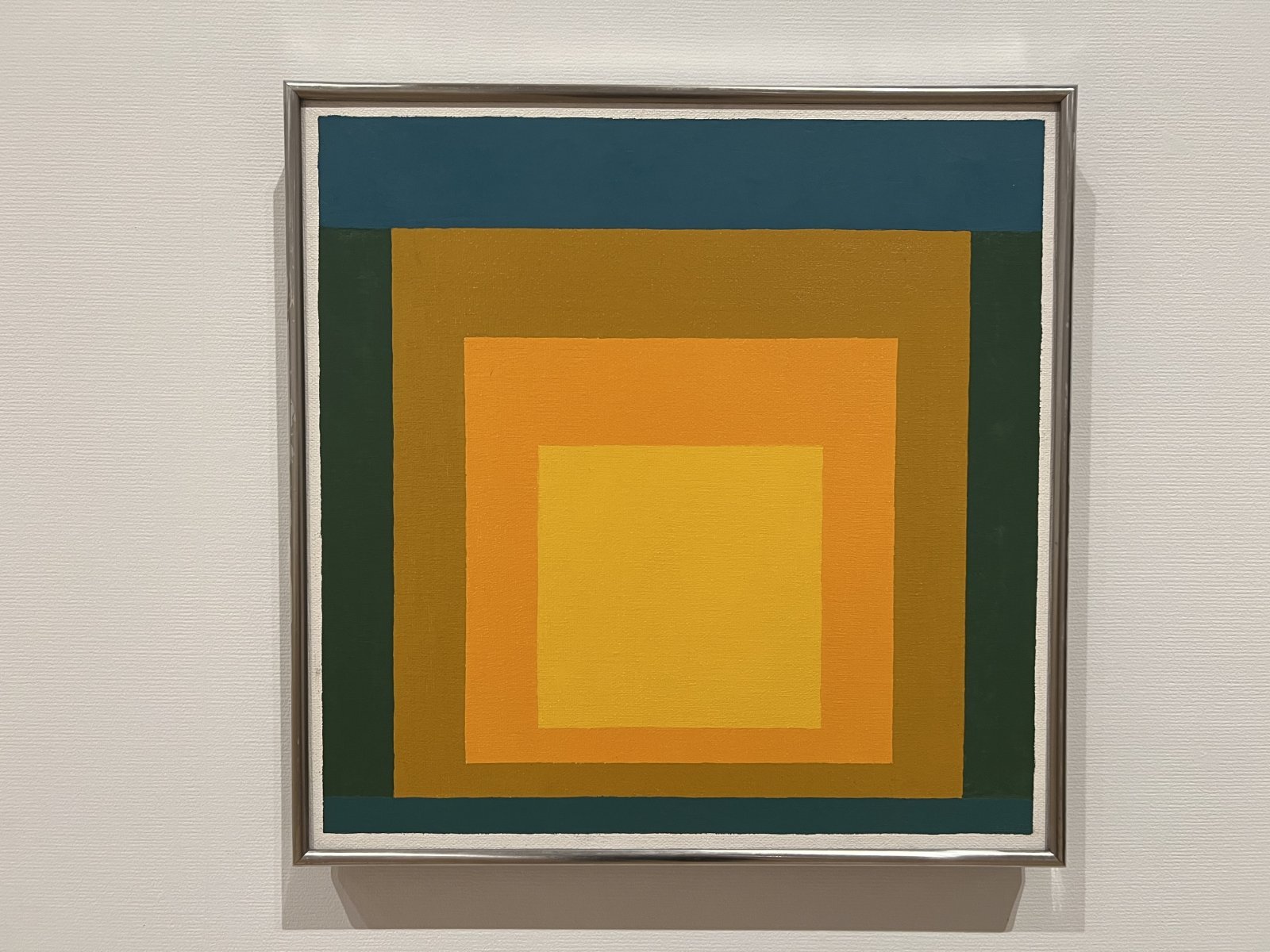 ジョセフ・アルバース「正方形賛歌 ブラウン」 ジョセフ・アルバース