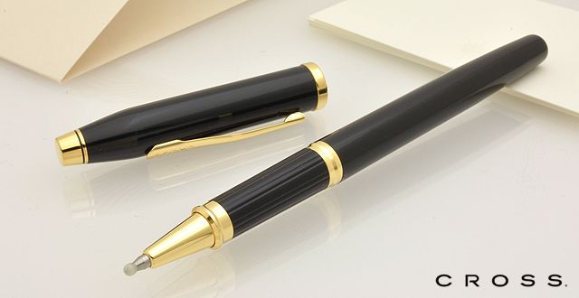 CROSS クロス ローラーボール 筆記具 センチュリーII ブラックラッカー