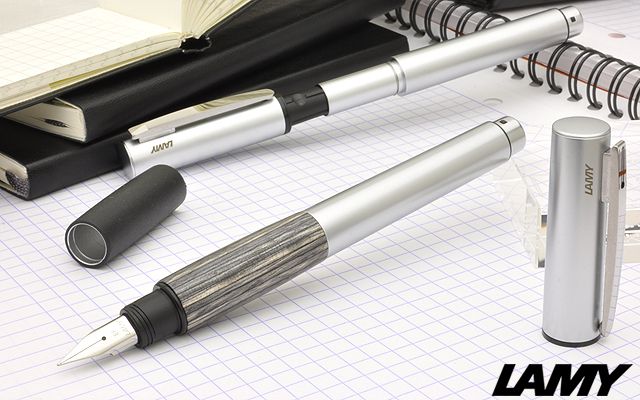 LAMY ラミー 万年筆 アクセント AL万年筆 ウッド調グリップ | ペンハウス