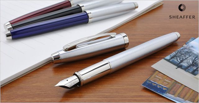 SHEAFFER シェーファー 万年筆 Sheaffer100シリーズ ブラッシュト