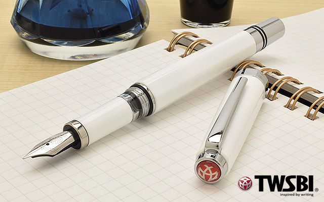 TWSBI ツイスビー 万年筆 クラシック ホワイト | ペンハウス