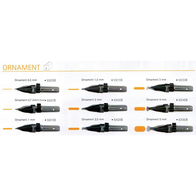 BRAUZE ブラウゼ ペン先 オーナメンタルニブ | ペンハウス