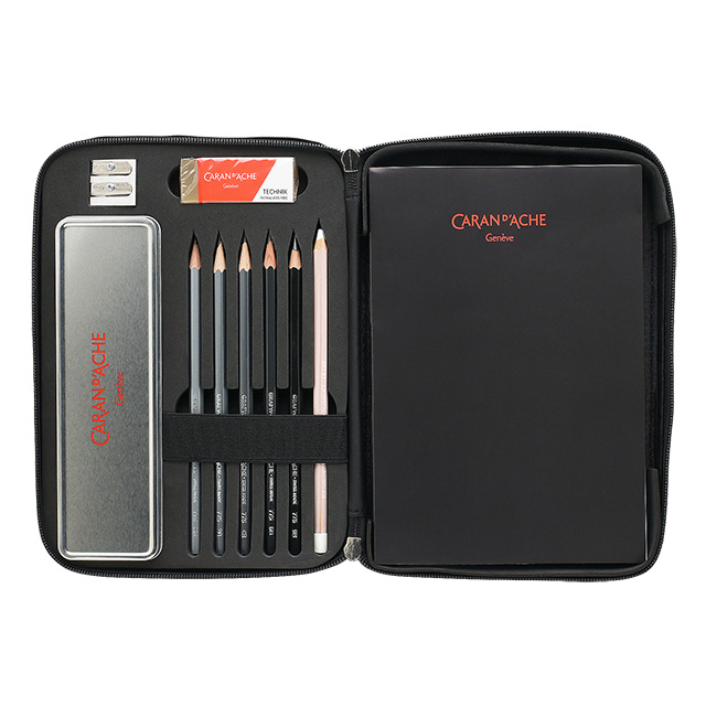 CARAN D'ACHE カランダッシュ スケッチセット グラファイトライン