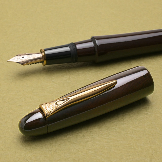 PLATINUM プラチナ万年筆 万年筆 出雲鉄刀木 PIZ-50000T-21 グロス