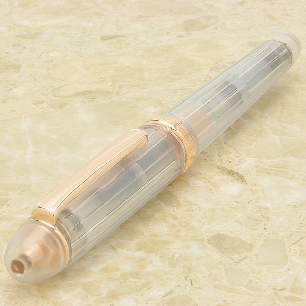 PLATINUM プラチナ万年筆 万年筆 Platinum ＃3776 特製透明軸万年筆