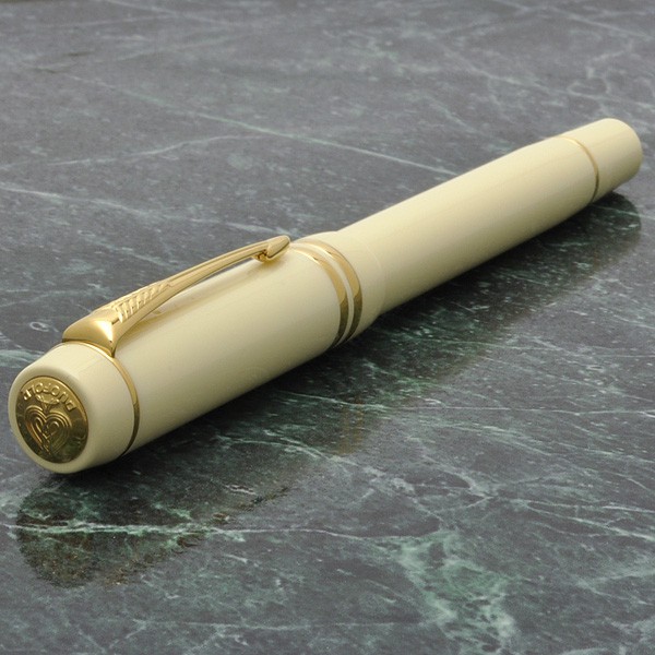 PARKER パーカー 万年筆 デュオフィールド ホワイトアイボリンGT