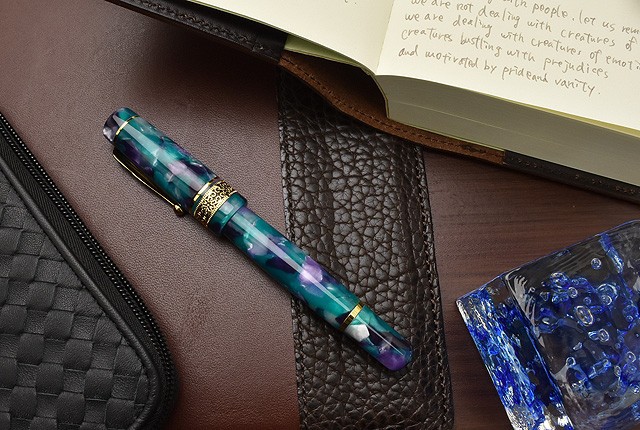 即日出荷OK】PENT（ペント） 万年筆 シンフォニー アダージオ 青緑に