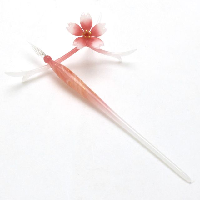即日出荷OK】池原 敬 ガラスペンセット 桜 | ペンハウス