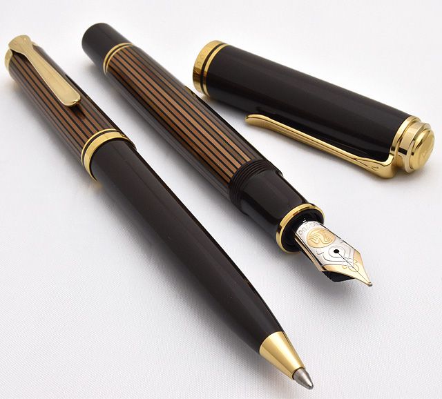 Pelikan ペリカン ブラウンブラック】Pelikan ボールペン 特別生産品