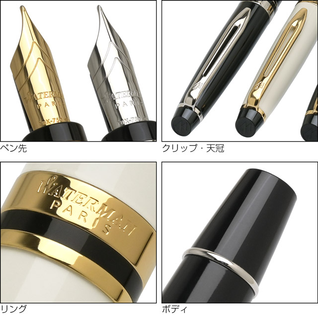 WATERMAN ウォーターマン 万年筆 エキスパート エッセンシャル 18金