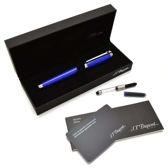S.T Dupont エス・テー・デュポン 万年筆 New ラインD ラージ ギヨシェ
