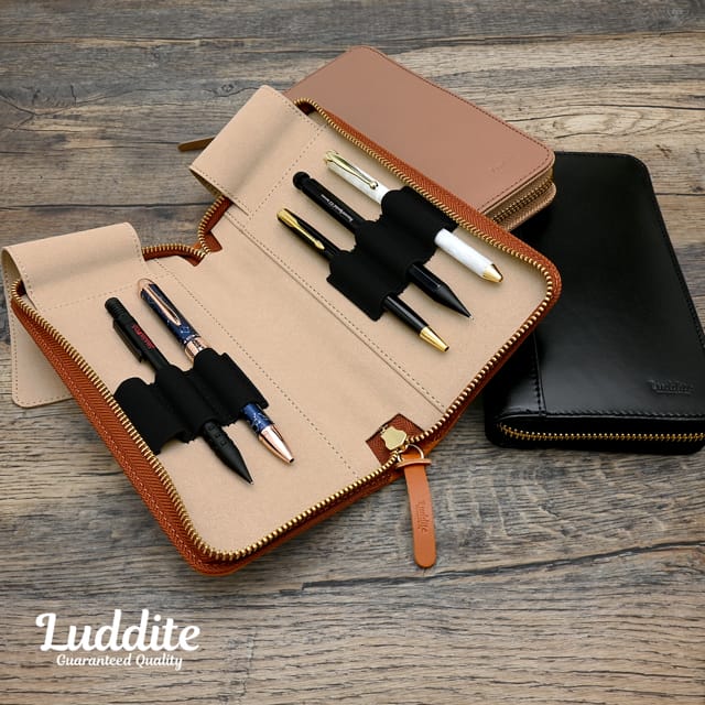 即日出荷OK】Luddite ラダイト ライターズペンケース バケッタレザー 6