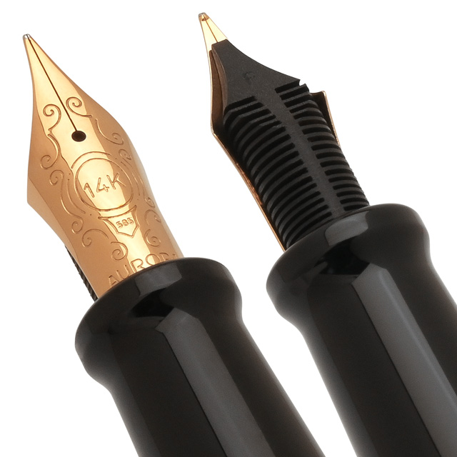 AURORA アウロラ 万年筆 オプティマ ネロ | ペンハウス