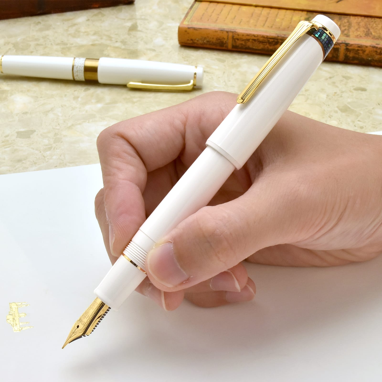 SAILOR セーラー万年筆 蒔絵文房万年筆 Classic Ko デコ ロータス