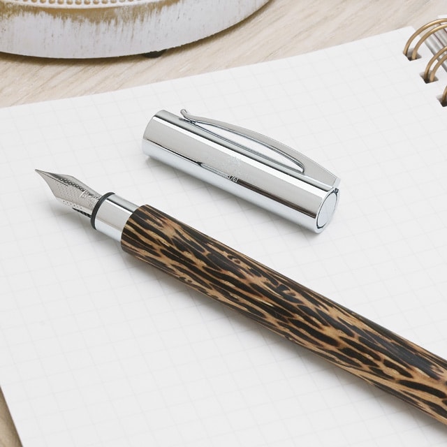 FABER-CASTELL ファーバーカステル 万年筆 アンビション ココスウッド