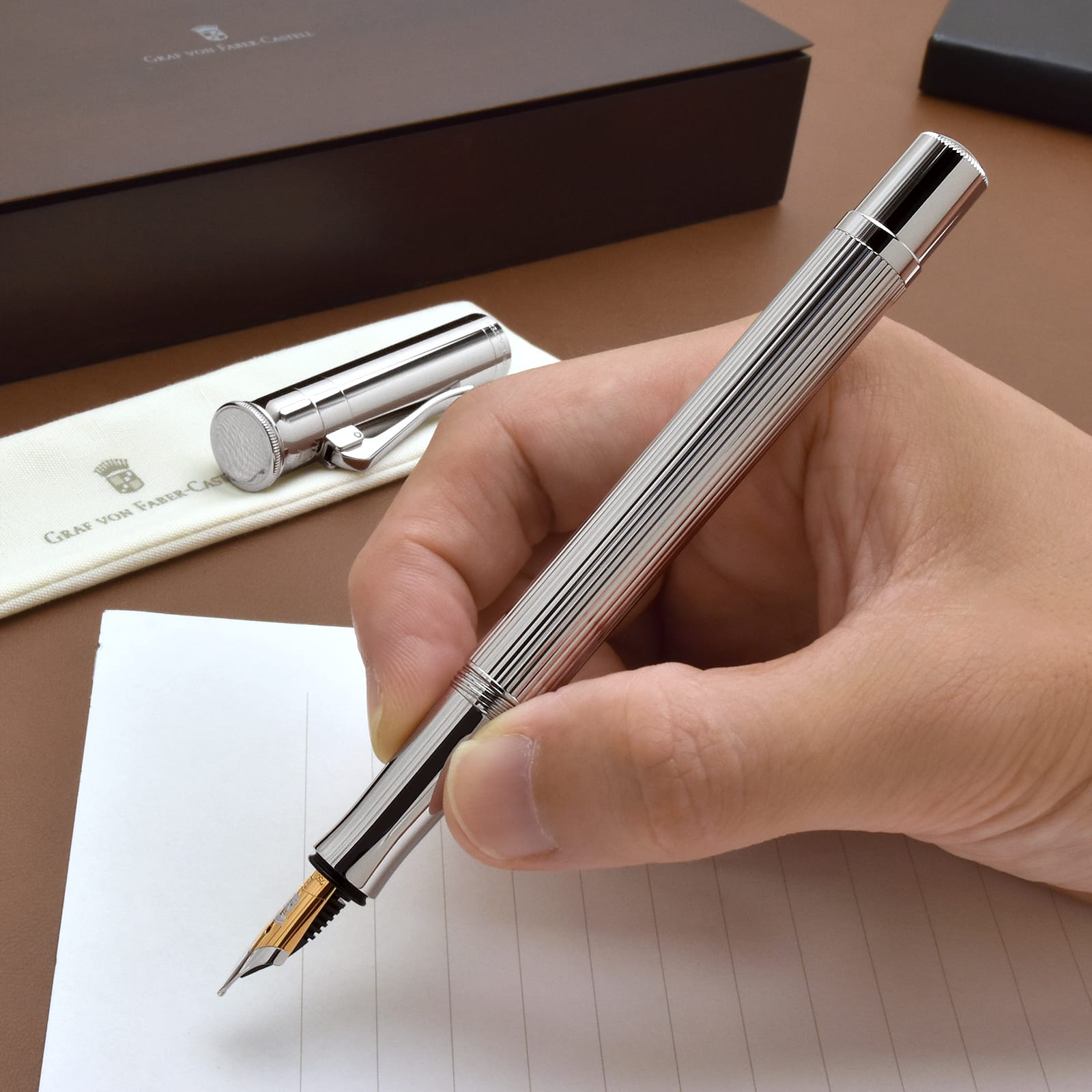 FABER-CASTELL ファーバーカステル 万年筆 プラチナコーティング