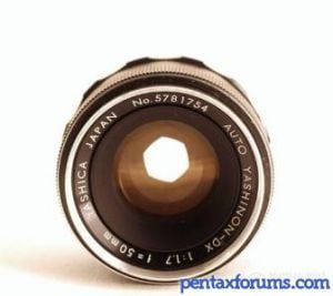 Yashica Auto Yashinon-DX 50mm F1.7 Lens Reviews - Yashica Lenses