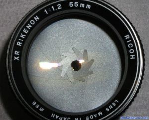 RicohXR Rikenon 55mm F1.2 Lens Reviews - Ricoh Lenses - Pentax