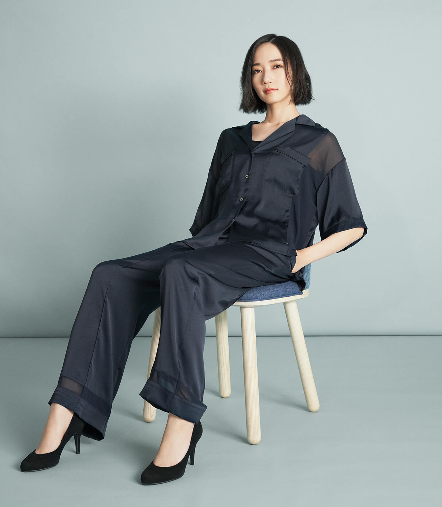 Perfume Closet ワンピース 黒 Flare Dress / Inspired by Spinning